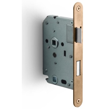 BASICS LBLA-W63x8 deurslot toilet afger. PVD licht brons