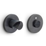 Toiletgarnituur ELEEZ ZHWC53 PVD mat zwart met vrij bezet indicator