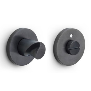 Toiletgarnituur ELEEZ ZHWC53 PVD mat zwart met vrij bezet indicator