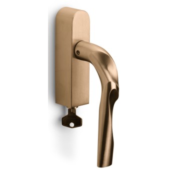 Draaikiep ELEEZ ZH100-DKLOCK-O afsluitbaar PVD licht brons