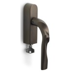 Draaikiep ELEEZ ZH100-DKLOCK-O afsluitbaar brons