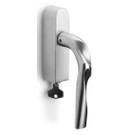 Draaikiep ELEEZ ZH100-DKLOCK-O afsluitbaar mat RVS