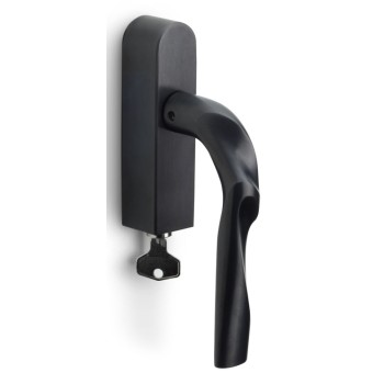 Draaikiep ELEEZ ZH100-DKLOCK-O afsluitbaar PVD mat zwart