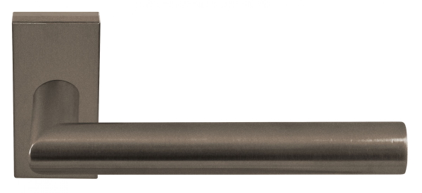 Formani Deurklink Basic LB2 19mm op rechthoek rozet brons